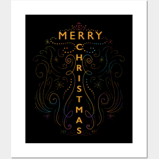 Golden Christmas clothes Posters and Art